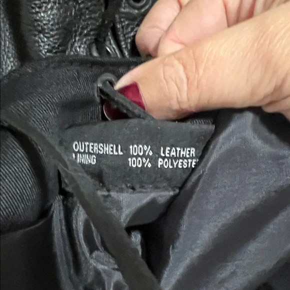 CMC Black Leather Vest with Side Laces - Picture 12 of 16